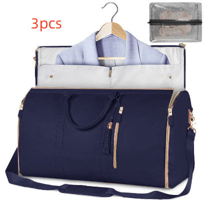 Large Capacity Travel Duffle Bag - Women's Waterproof Foldable Tote