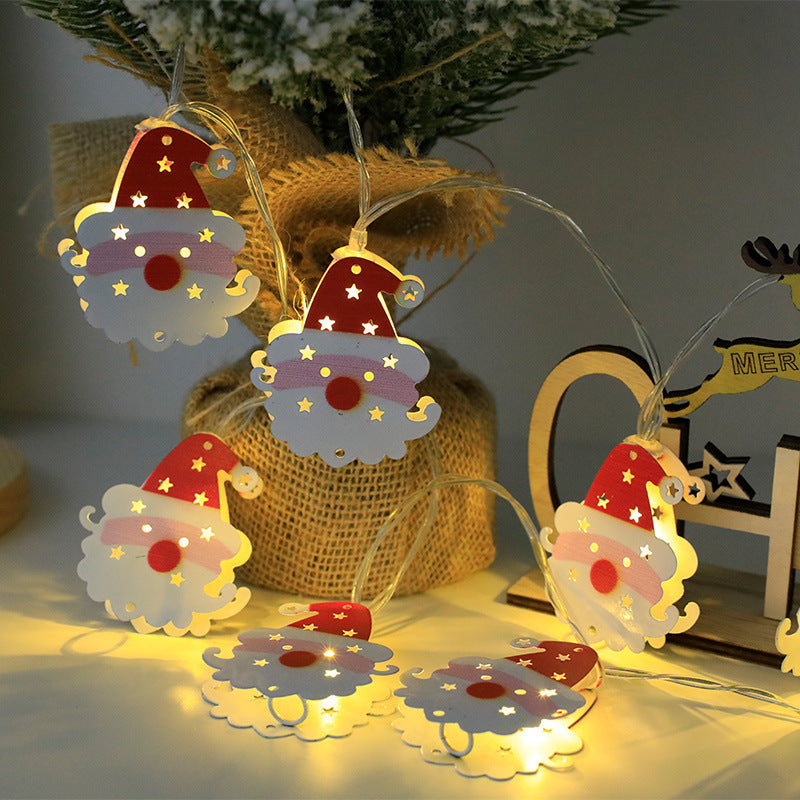 Christmas LED String Lights - Santa, Elk, & Snowman Ornaments