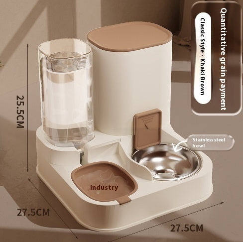 High-Capacity Household Pet Automatic Feeder