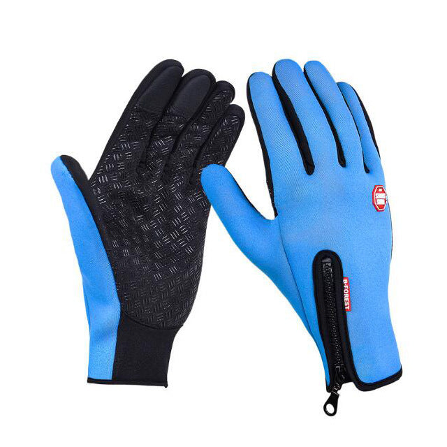 Waterproof Winter Touchscreen Motorcycle Gloves with Fleece