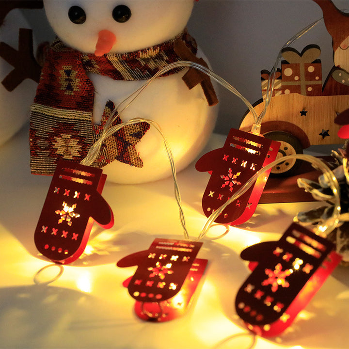 Christmas LED String Lights - Santa, Elk, & Snowman Ornaments