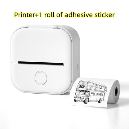 Portable Mini Thermal Label Printer - Bluetooth Photo Printer for Home, Students, and Price Tags