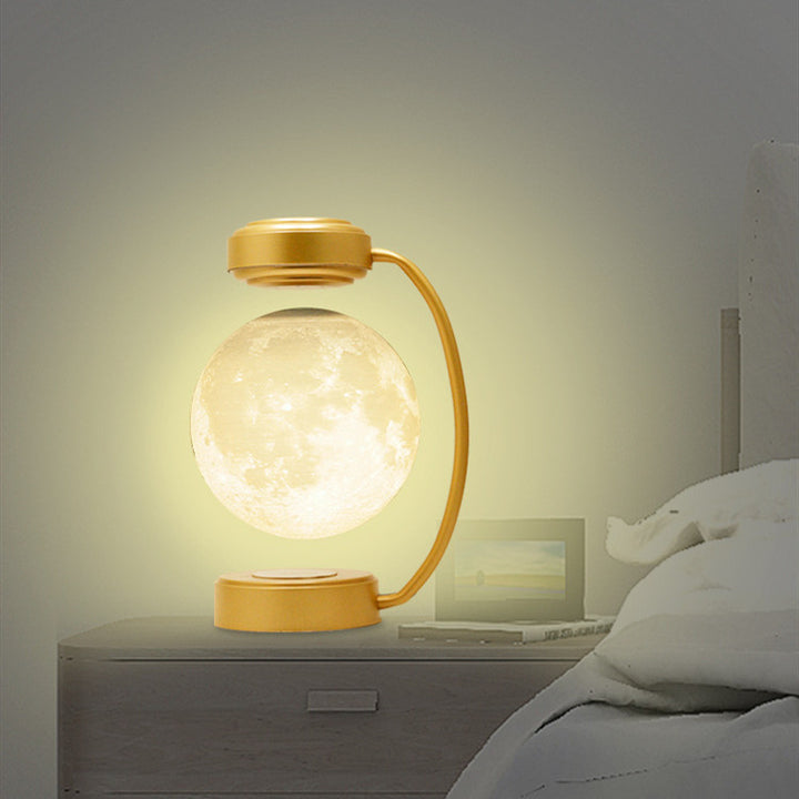 3D LED Moon Night Light - Levitating Magnetic Floating Lamp for Home & Office Decor