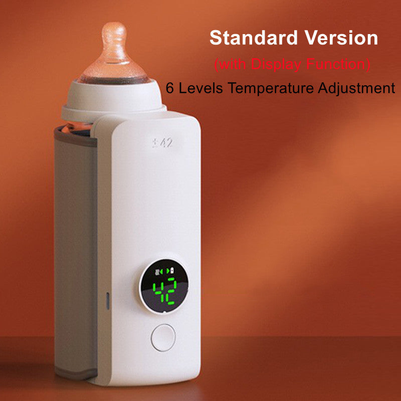 Portable Wireless USB Baby Bottle Warmer - Rechargeable & Insulated