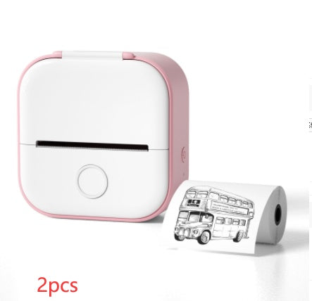 Portable Mini Thermal Label Printer - Bluetooth Photo Printer for Home, Students, and Price Tags