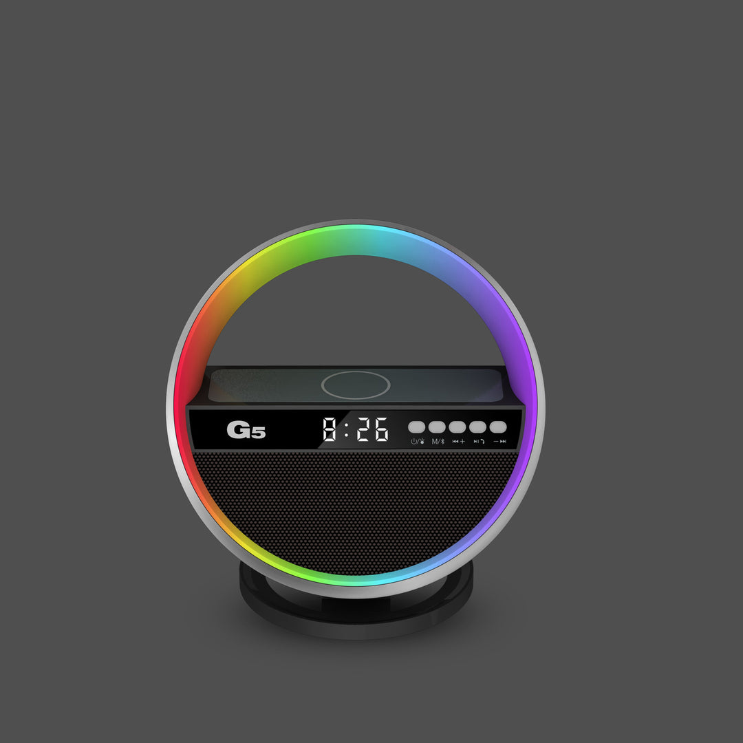 2024 Multifunction RGB Night Light - Wireless Charger, Bluetooth Speaker & Ambience Lamp