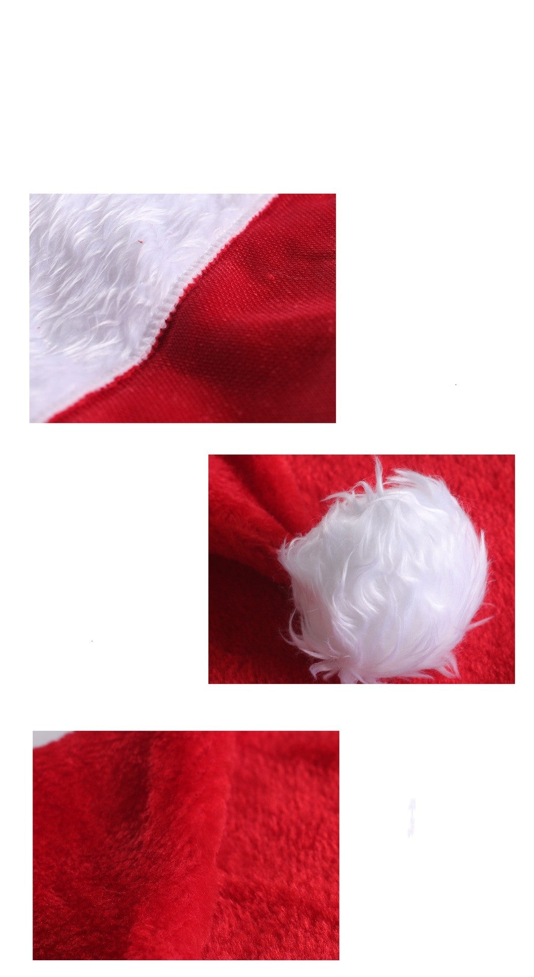 LED Luminous Santa Hat – Plush Christmas Hat for Kids & Adults