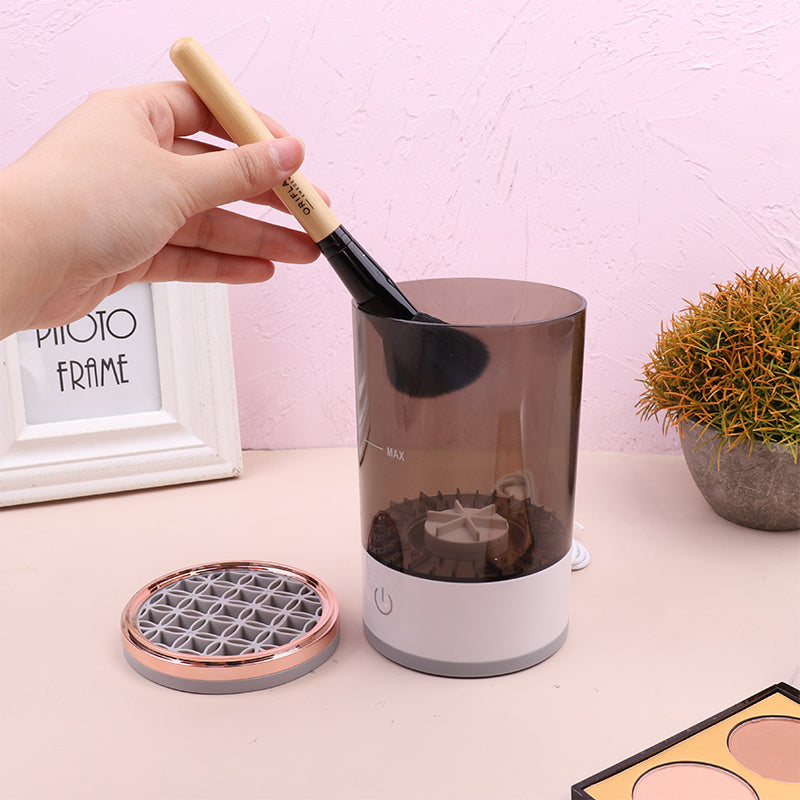 Portable Electric Makeup Brush Cleaner with USB Charging