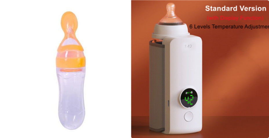 Portable Wireless USB Baby Bottle Warmer - Rechargeable & Insulated