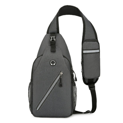 Men's Multifunctional Canvas Shoulder Crossbody Messenger Bag