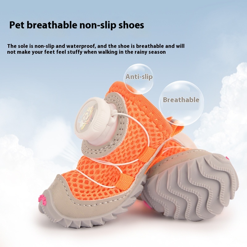 dog paw protection shoes pet breathable non-slip shoes