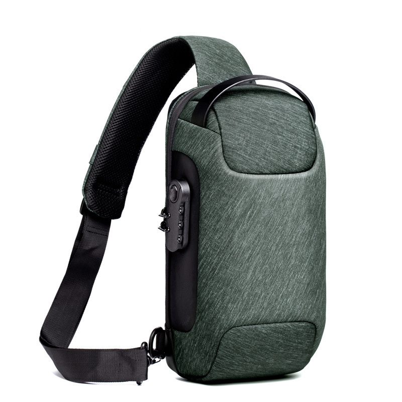 Waterproof Anti Theft Sling Bag for Men with USB Charging Port & Password Lock – Oxford Crossbody Travel Chest Pack 10 Waterproof Anti Theft Sling Bag for Men with USB Charging Port & Password Lock – Oxford Crossbody Travel Chest Pack - Image 10