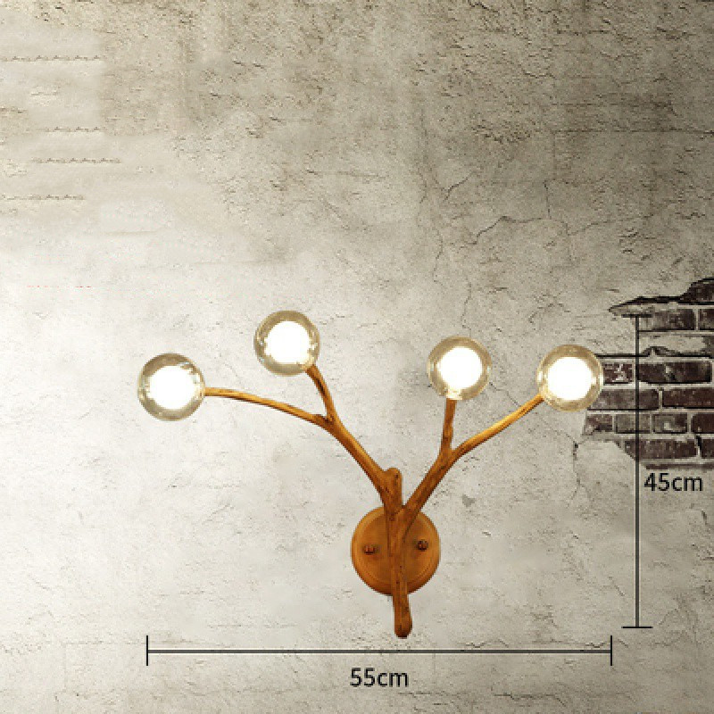Nordic Tree Branch Wall Light – Scandinavian Wooden Glass LED Wall Lamp for Living Room, Bedroom & Hallway 2 Nordic Tree Branch Wall Light – Scandinavian Wooden Glass LED Wall Lamp for Living Room, Bedroom & Hallway - Image 2