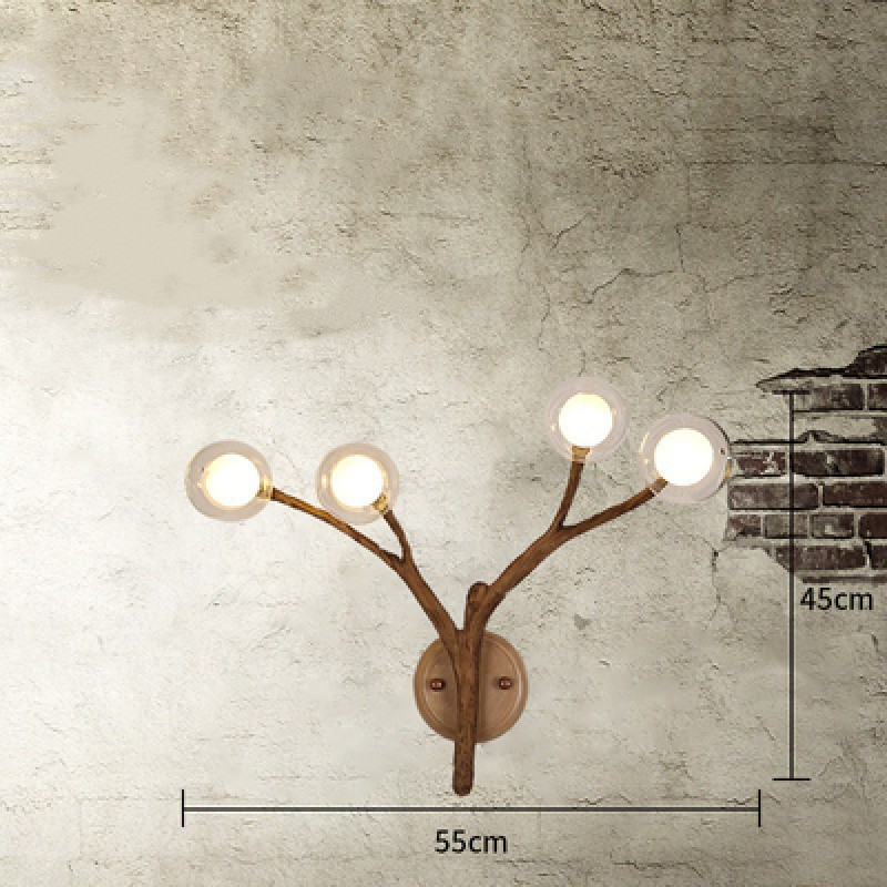 Nordic Tree Branch Wall Light – Scandinavian Wooden Glass LED Wall Lamp for Living Room, Bedroom & Hallway 3 Nordic Tree Branch Wall Light – Scandinavian Wooden Glass LED Wall Lamp for Living Room, Bedroom & Hallway - Image 3
