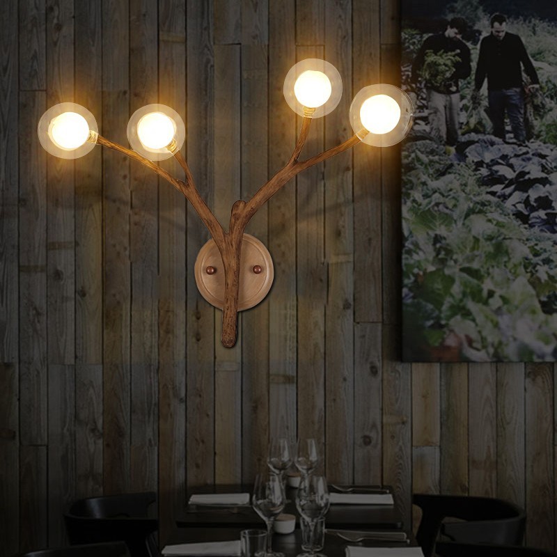 Nordic Tree Branch Wall Light – Scandinavian Wooden Glass LED Wall Lamp for Living Room, Bedroom & Hallway 5 Nordic Tree Branch Wall Light – Scandinavian Wooden Glass LED Wall Lamp for Living Room, Bedroom & Hallway - Image 5
