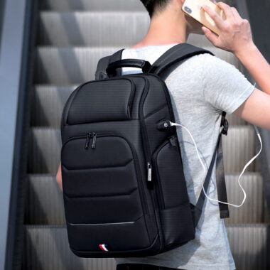 Trusted Online Store โ WARAN mart 18 Premium Travel Backpack with USB Charging Port โ Anti Theft Laptop Backpack for Work, Travel & Daily Commute