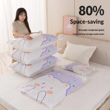 Trusted Online Store โ WARAN mart 19 Premium Vacuum Storage Bags with Electric Pump โ Space Saving Compression Bags for Clothes, Bedding, Travel & Home Storage